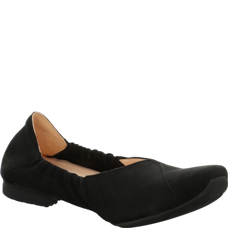 Think GAUDI Woman Ballerina - Material: Leather in Black