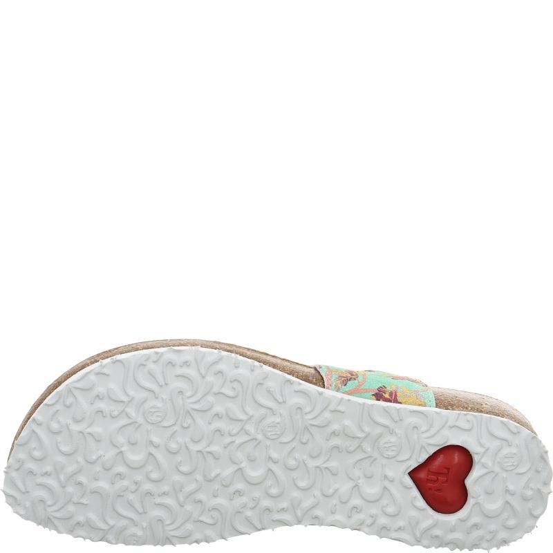 Think JULIA DAMEN Mules - Material: Leather in Multicolored