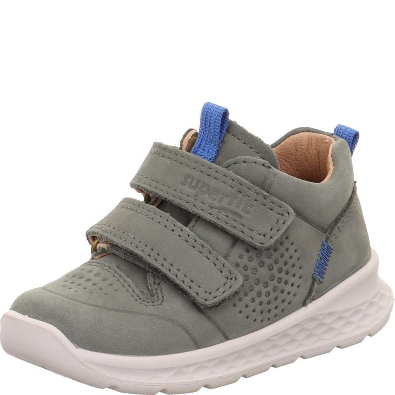 Superfit BREEZE Sneakers high - Material: Leather in Green