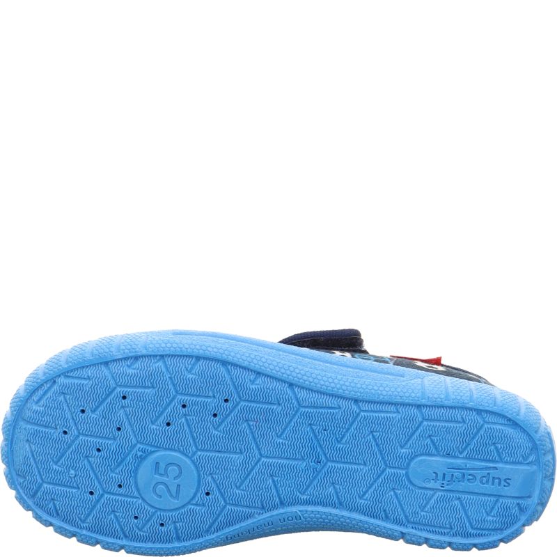 Superfit BILL Jungen Hausschuh - Material: Textil in Blau