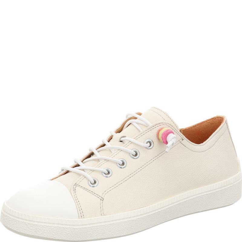 Think TURNA WOMEN Woman Sneakers low - Material: Leather in Beige