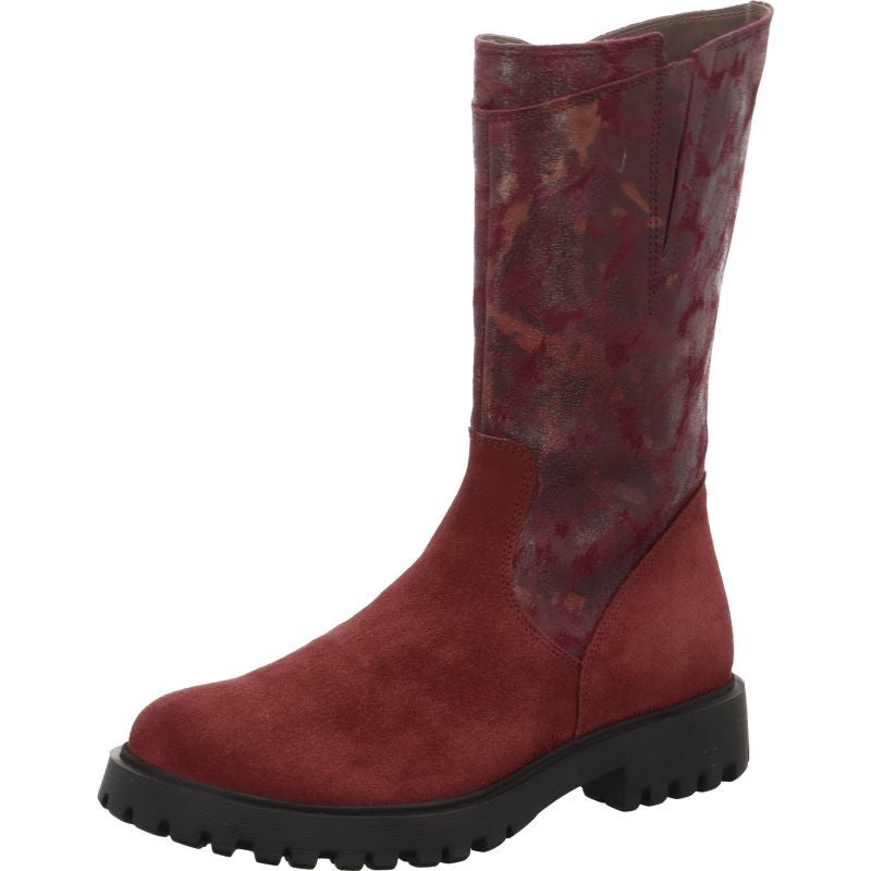 Think TRENTO Woman Ankle boot - Material: Leather in Red