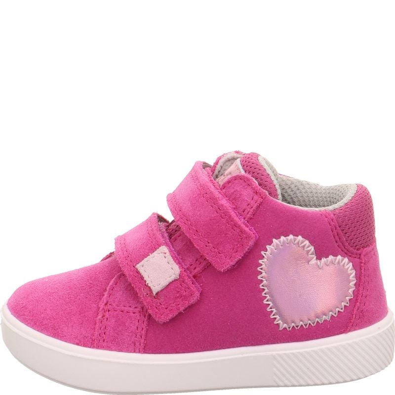 Superfit SUPIES Sneakers high - Material: LederSonstigesMaterialTexti in Pink