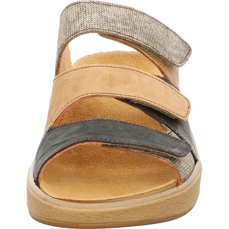 Think! MEGGIE Damen Pantolette - Material: Leder in Grau