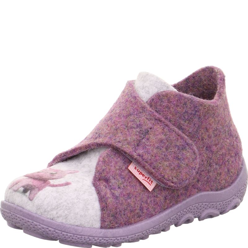 Superfit HAPPY OCTI Girls Slipper - Material: Textile in Purple