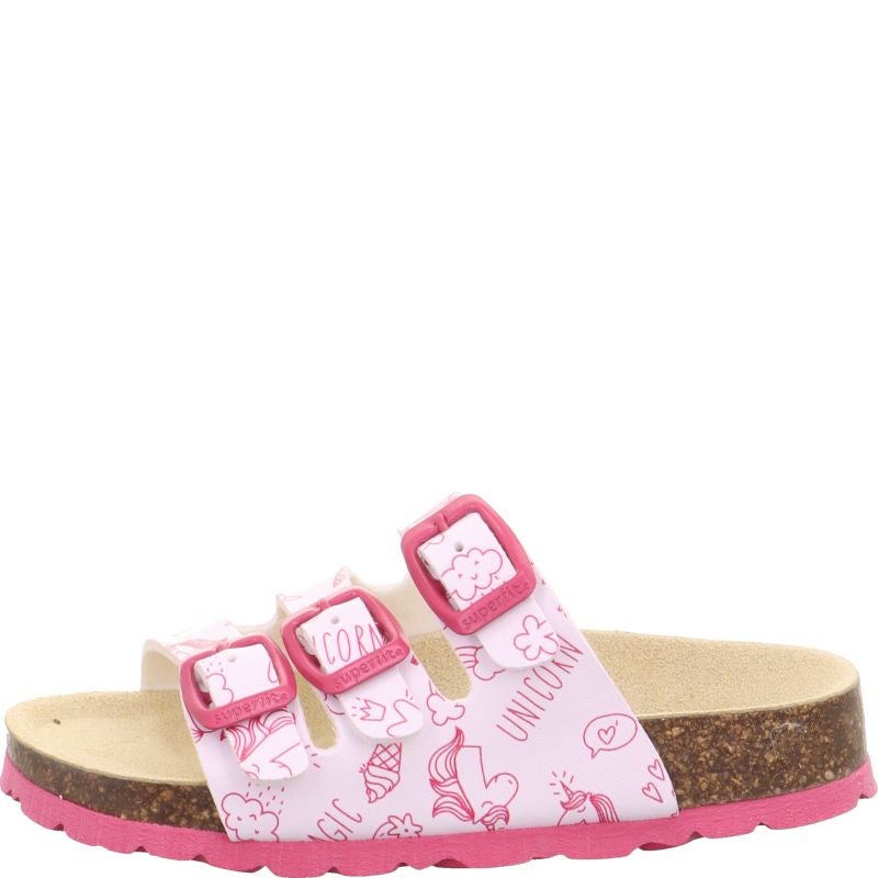 Superfit FUSSBETTPANTOFFEL Girls Slipper - Material: Sonstiges Material in White