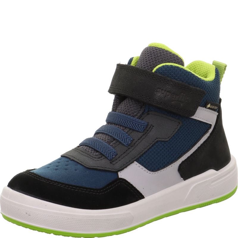 Superfit MAVERICK Jungen Sneaker high - Material: Leder/Sonstiges Material/Textil in Mehrfarbig