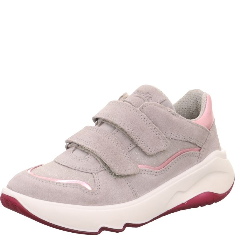 Superfit MELODY Girls Sneakers low - Material: Leather/Textil in Grey
