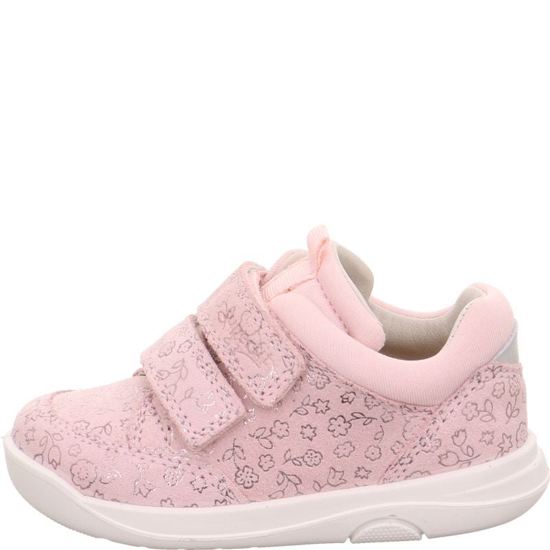 Superfit LILLO Girls Sneakers low - Material: Leather/Textil in Rose
