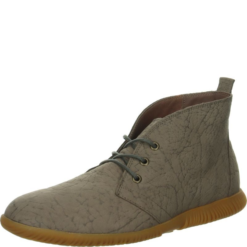 Think HAUKI HERREN Men Ankle boot - Material: Leather in Grey