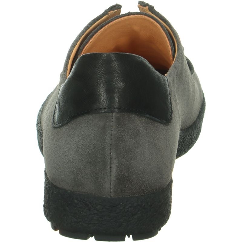 Think GEOAG Men Lace up shoe - Material: Leather in Grey