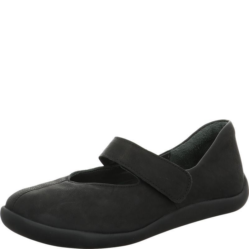 Think! BLO Damen Ballerina - Material: Leder in Schwarz