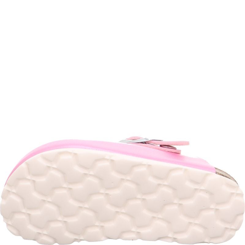 Superfit FUSSBETTPANTOFFEL Girls Clog - Material: Sonstiges Material in Pink