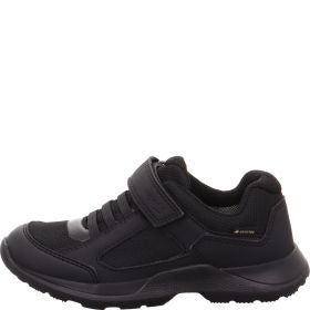Superfit RUSH Unisex, Jungen Sneaker low - Material: Textil/Sonstiges Material in Schwarz