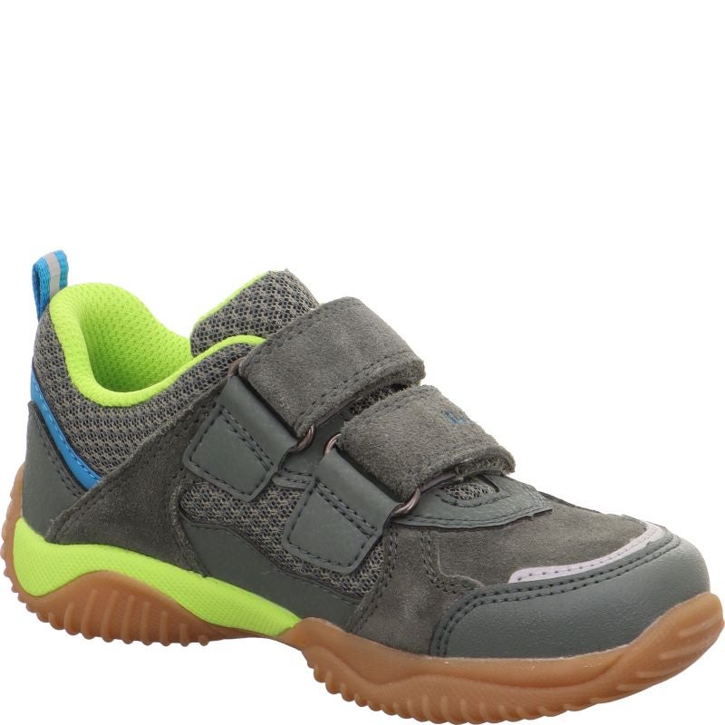 Superfit STORM Sneakers low - Material: Leder/Sonstiges Material/Texti in Green