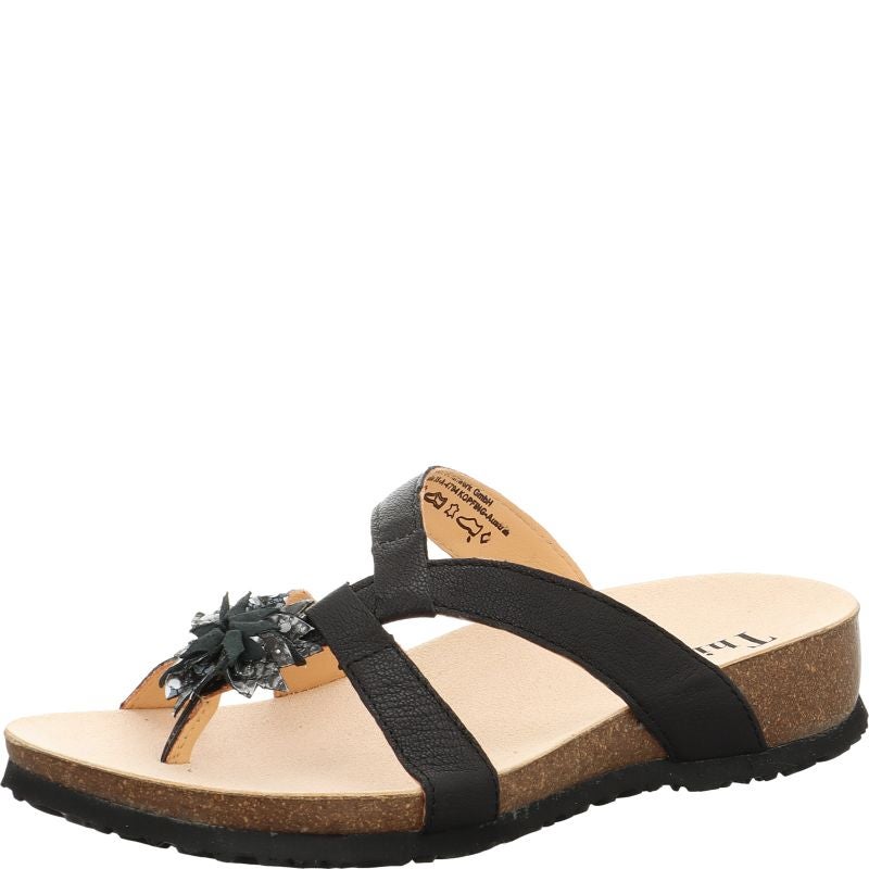 Think JULIA DAMEN Woman Mules - Material: Leather in Black