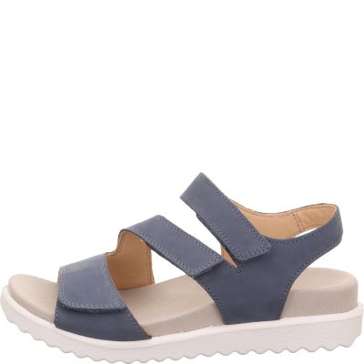 Legero MOVE Damen Sandale - Material: Leder in Blau