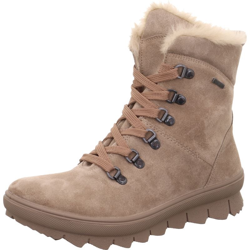 Legero NOVARA Damen Schnürboots - Material: Leder in Beige
