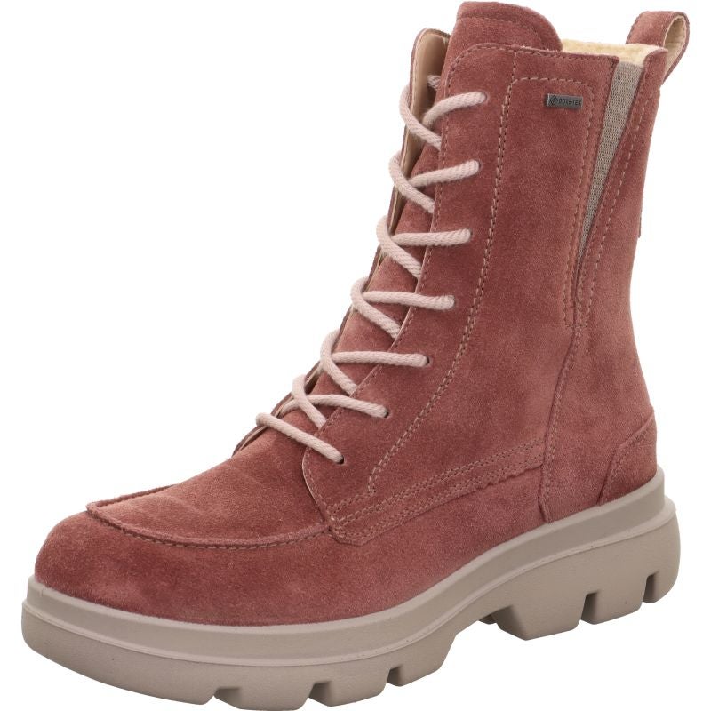 legero ANGELINA Damen Schnürboots - Material: Leder in Rosa
