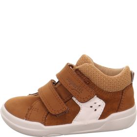 Superfit SUPERFREE Sneaker high - Material: Leder/Textil in Braun