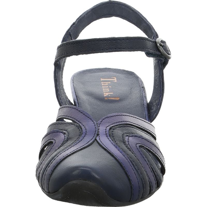 Think AIDA DAMEN Woman Pumps - Material: Leather in Blue