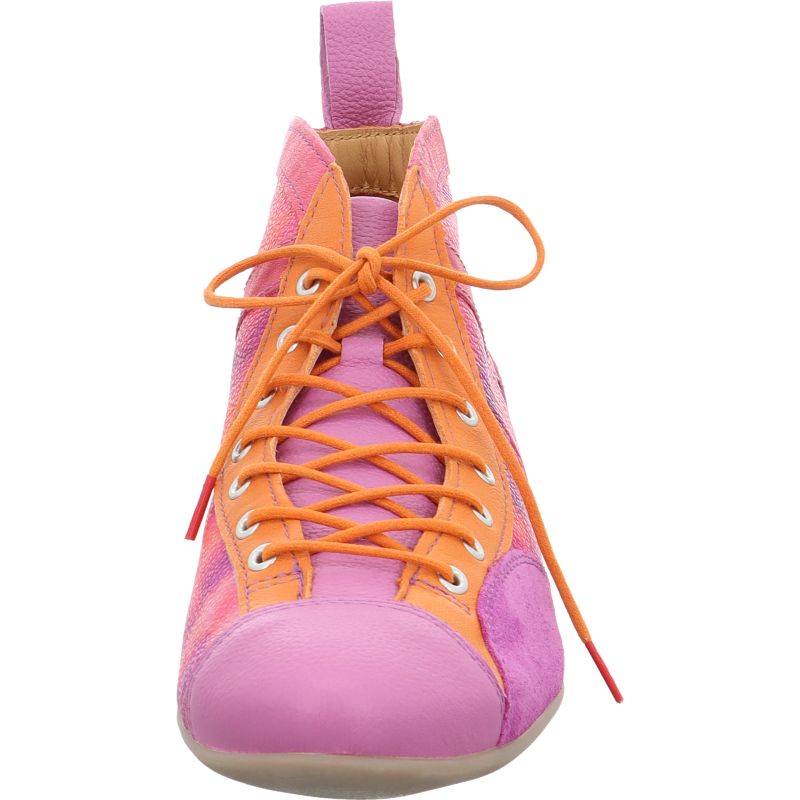 Think! GUAD2 Damen Ankle Boots - Material: Leder in Pink