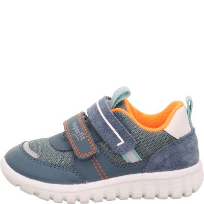 Superfit SPORT7 MINI Boys Sneakers low - Material: Leder/Sonstiges Material/Texti in Blue