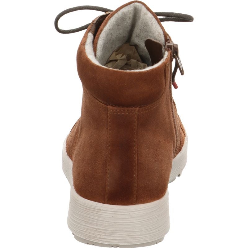 Think COMODA Woman Ankle boot - Material: Leather in Brown