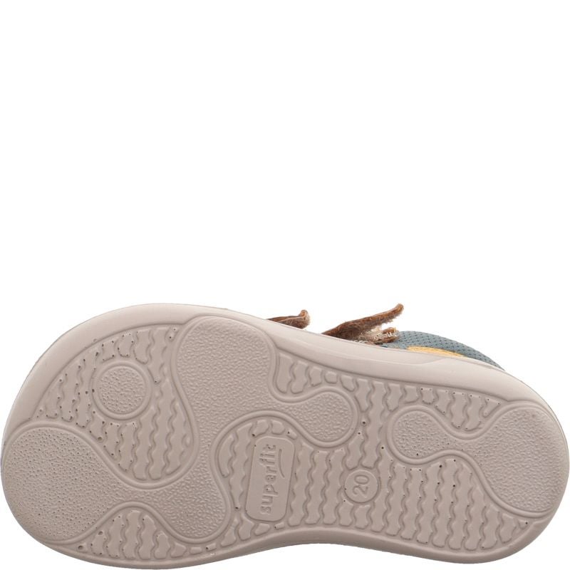 Superfit SUPERFREE Unisex | Boys Sneakers high - Material: Leather/Textil in Brown