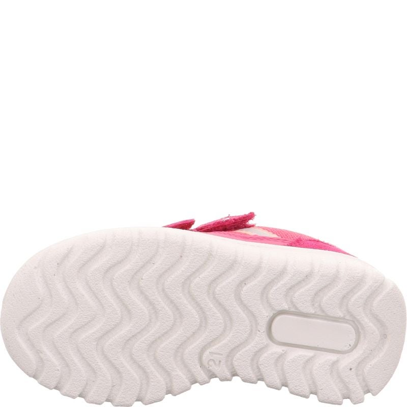 Superfit SPORT7 MINI Girls Sneakers low - Material: Leder/Sonstiges Material/Texti in Pink