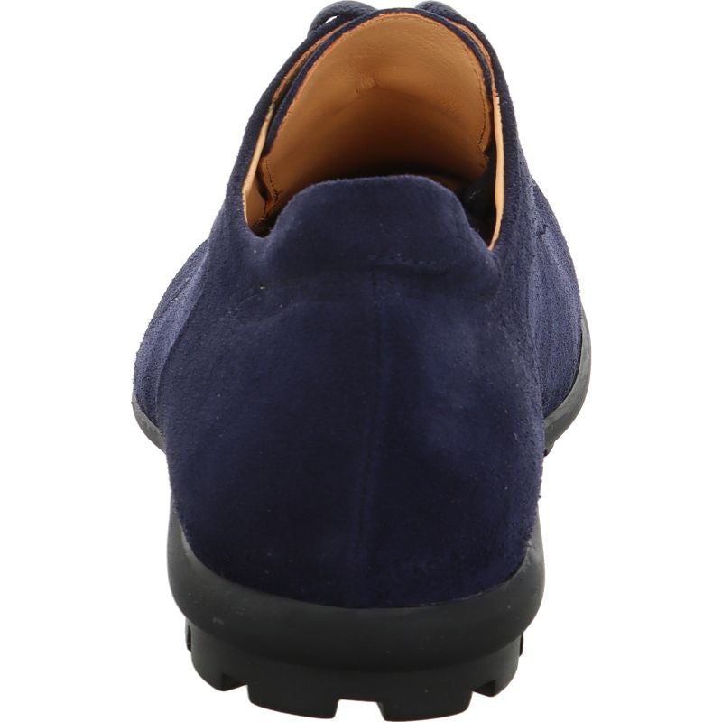 Think KONG HERREN Lace up shoe - Material: Leather in Blue
