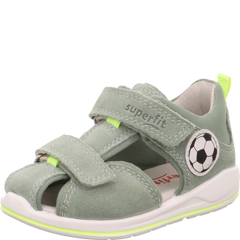 Superfit BOOMERANG Boys  - Material: Leather/Textil in Green