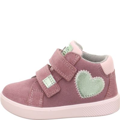 Superfit SUPIES Mädchen Sneaker high - Material: Leder/Sonstiges Material/Textil in Lila