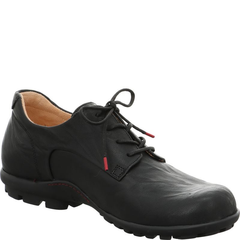 Think KONG HERREN Men Lace up shoe - Material: Leather in Black