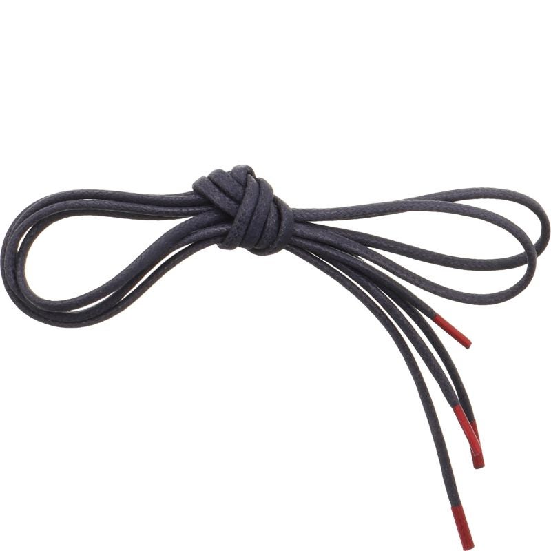 Think THINK SCHUHBAND Unisex Shoelace with red ends - Material: Textile in Blue