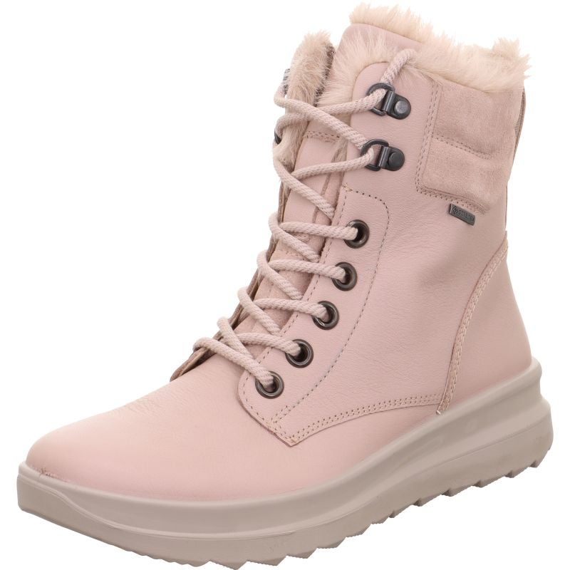 Legero DREAMER Damen Schnürboots - Material: Leder in Rosa