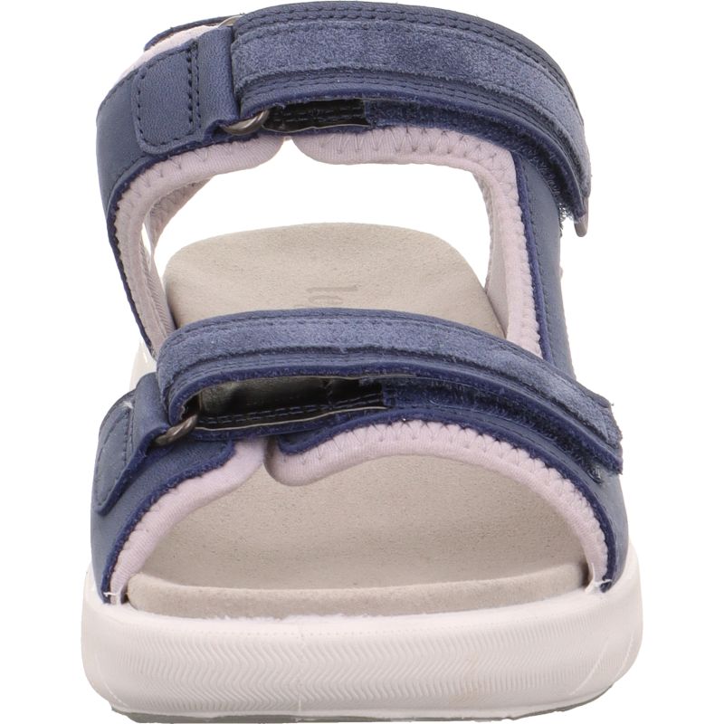 Legero SIRIS 2.0 Damen Sandale - Material: Leder/Textil in Blau
