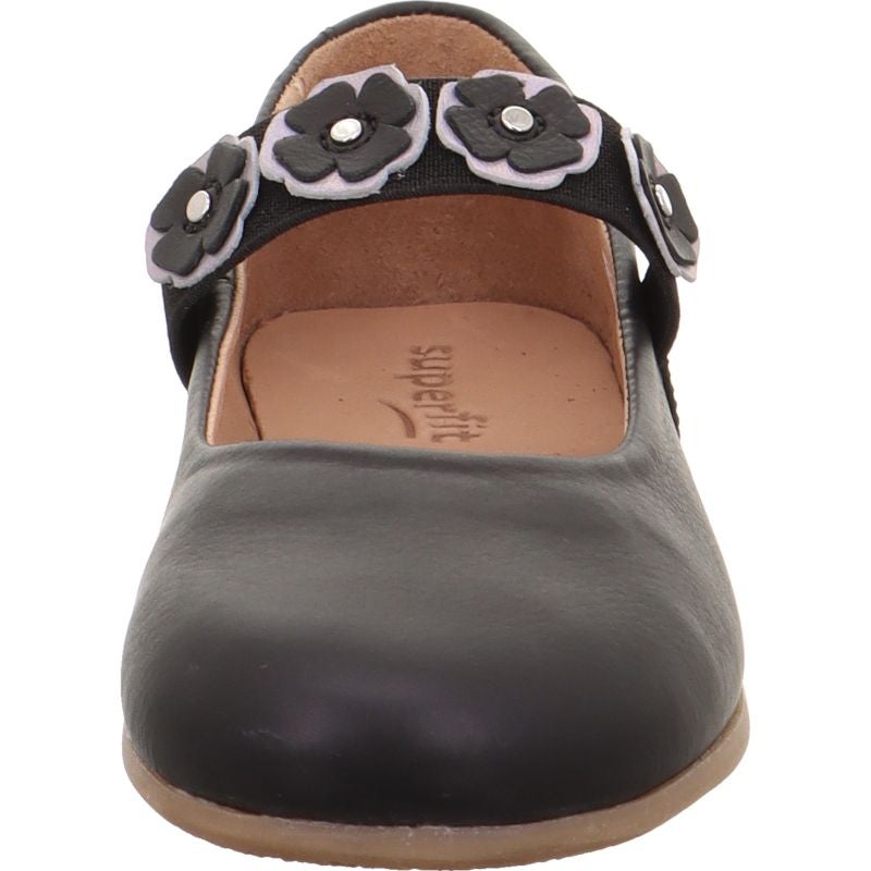 Superfit FLAIR Ballerina - Material: Leder in Schwarz