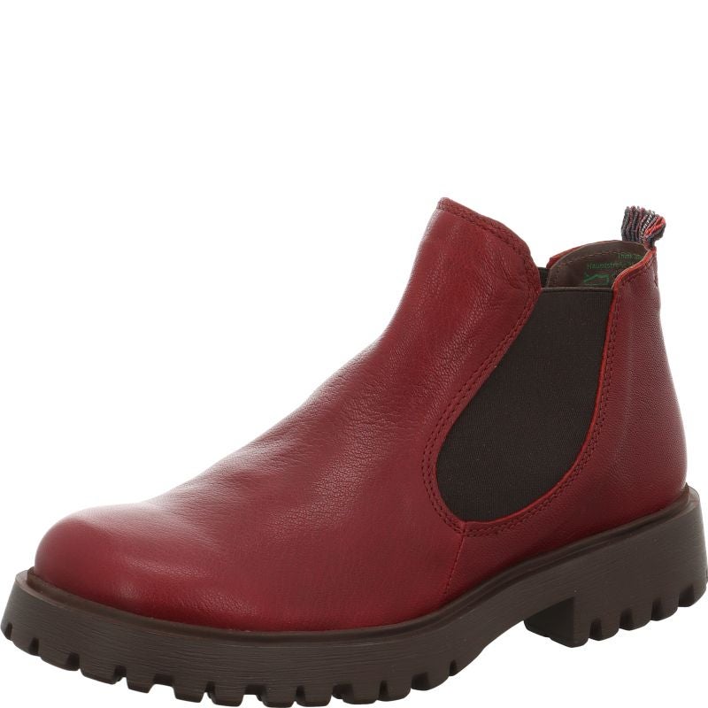 Think TRENTO Chelsea boot - Material: Leather in Red