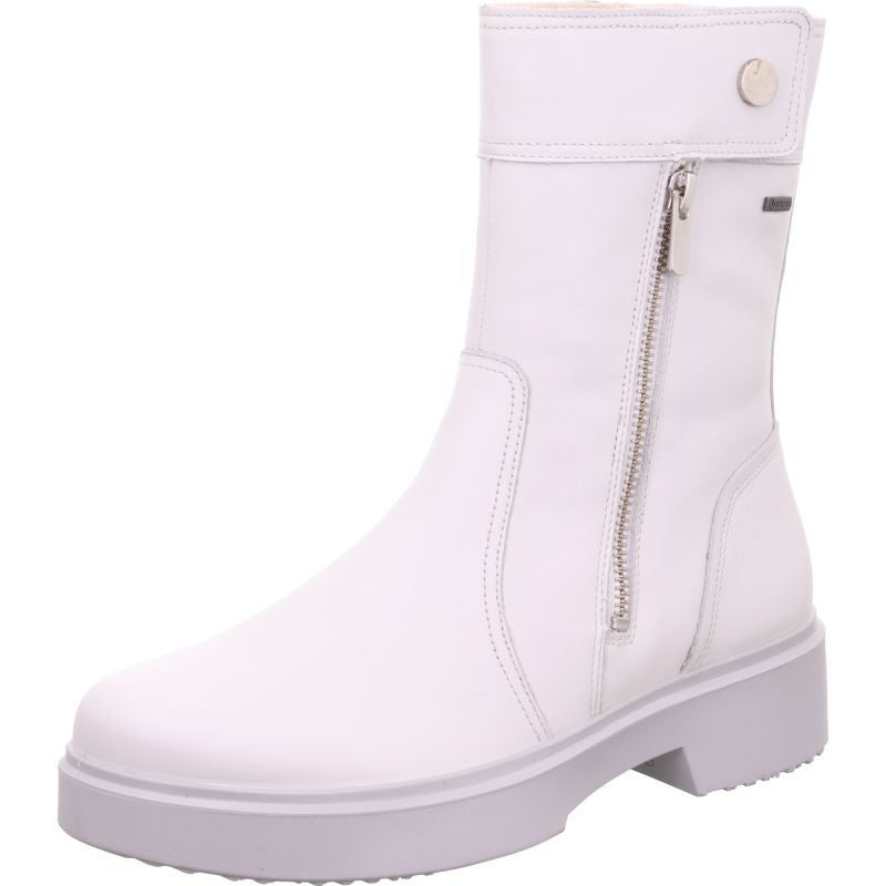 Legero ANGEL Damen Stiefelette - Material: Leder in Weiß