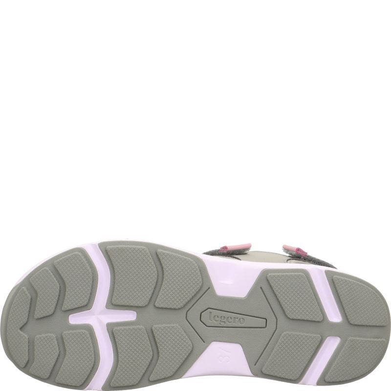 Legero LIBERTY Damen Sandale - Material: Textil/Sonstiges Material in Oliv