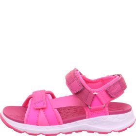 Superfit CRISS CROSS Sandale - Material: Textil/Sonstiges Material in Pink