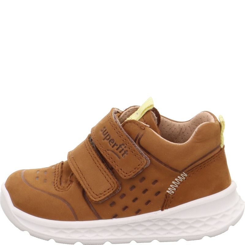 Superfit BREEZE Unisex, Boys Sneakers high - Material: Leather in Brown