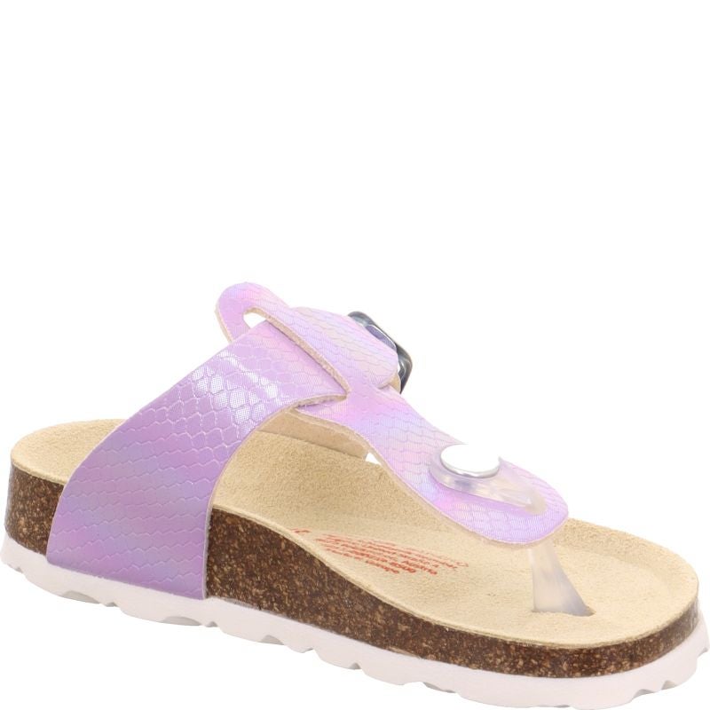 Superfit FUSSBETTPANTOFFEL Girls Slipper - Material: Sonstiges Material in Purple