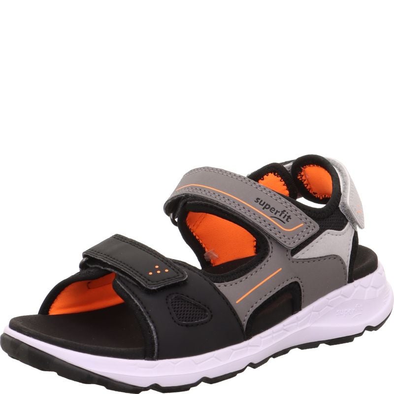 Superfit CRISSCROSS Sandal - Material: TextilSonstigesMaterial in Grey