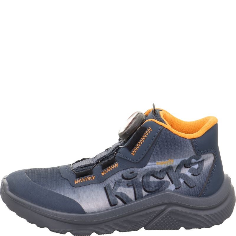 Superfit KICKS Unisex | Jungen Sneaker high - Material: Textil/Sonstiges Material in Blau