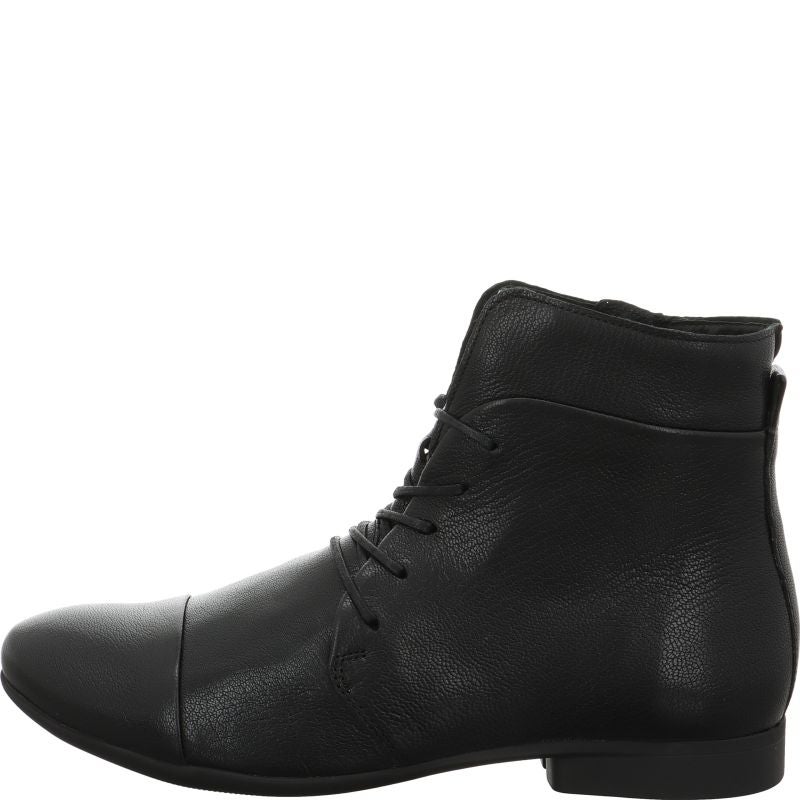 Think! GUAD2 Damen Stiefelette - Material: Leder in Schwarz