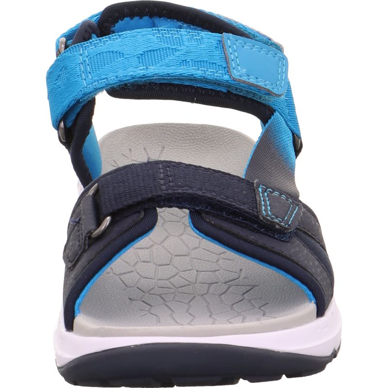 Superfit CRISS CROSS Jungen Sandale - Material: Textil/Sonstiges Material in Blau