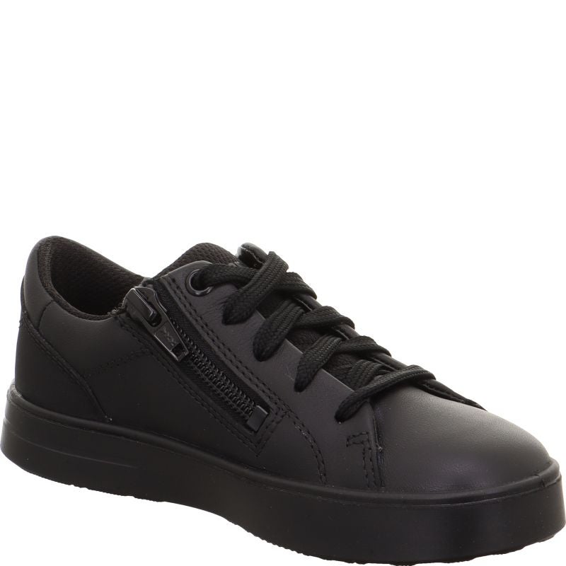 Superfit STELLA Mädchen Sneaker low - Material: Leder/Sonstiges Material/Textil in Schwarz