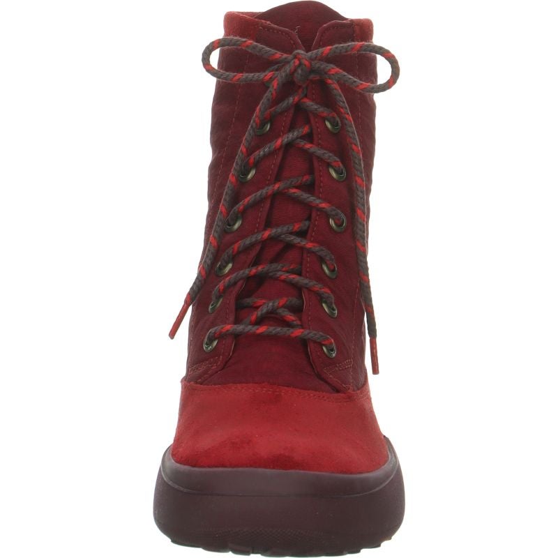 Think! KUSABI Damen Schnürboots - Material: Leder in Rot